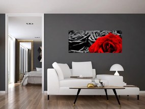 Tablou - Flori de trandafir (120x50 cm)