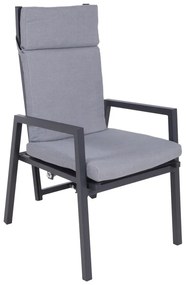 Scaun de grădină gri din metal Sintra – Garden Pleasure