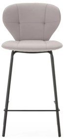 Scaune de bar bej 2 buc. (înălțime șezut 67 cm) Maura – Marckeric