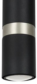 Lustră pe cablu JOKER 1xGU10/25W/230V negru/crom mat