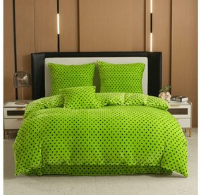 Lenjerie cocolino COLAM verde Dimensiune lenjerie de pat: 2 buc 70 x 90 cm | 200 x 220 cm