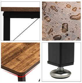 Birou de colț, maro