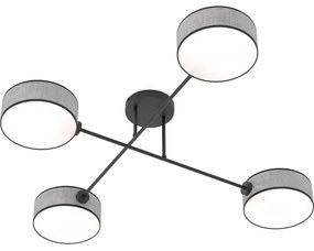 Lustră aplicată MAGA, 4 x E14, 10W, 230V, gri