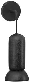 Aplica de perete ceramica neagra PARLO