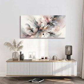 Tablou linii florale în ceață