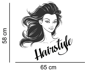 Sticker perete Coafor 12