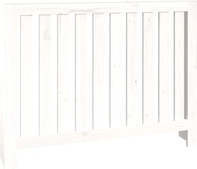vidaXL Mască pentru calorifer, alb, 108,5x19x84 cm, lemn masiv de pin