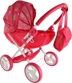 Cărucior pentru păpuși, roșu