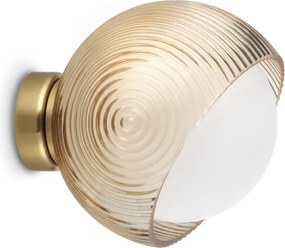 Aplica de perete moderna BLOOM AP1 D17 OTTONE