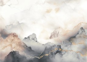 Tablou - Munte abstracție cu textura de marmură (70x50 cm)