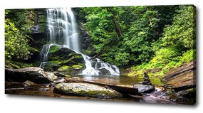Tablou pe pânză Cascada din pădure