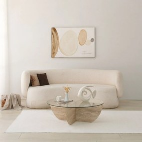 Măsuță de conferință Lily Travertine
