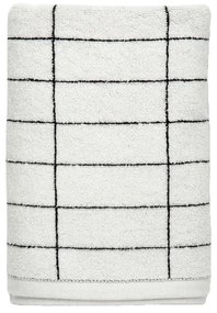 Prosop alb din bumbac 70x140 cm Tile Stone – Mette Ditmer Denmark