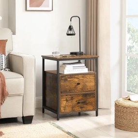 Noptieră ARIN maro/negru