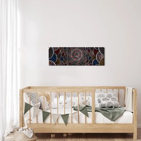 Tablou - Vortex (cu ceas) (90x30 cm)