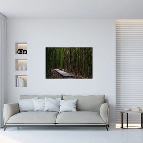 Tablou - Între bambus (90x60 cm)