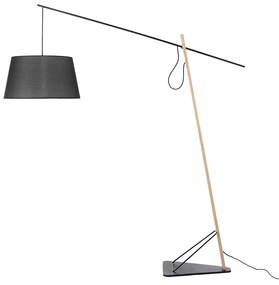 Lampadar, Lampa de podea eleganta design modern Oak wood