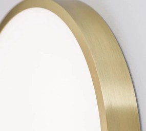 Aplica LED de perete sau tavan, Bully 14cm Antique Brass