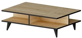 Măsuță de cafea DIAMOND maro/neagră