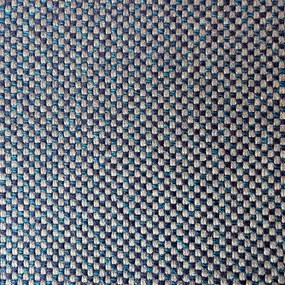 Scaun de grădină din burete cu puf, albastru gri