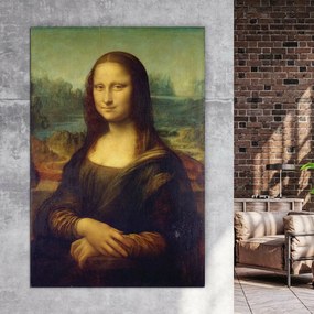 DUBLEZ | Reproducere tablou din lemn - Mona Lisa