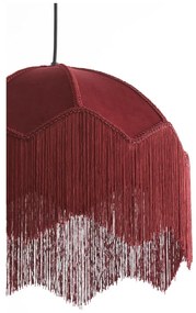 Lustră burgundy cu abajur textil ø 40 cm Malacia – Light &amp; Living