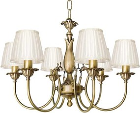 Candelabru din alama cu motiv floral stilizat Ginevra