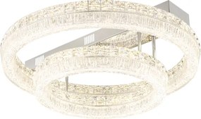 Globo 67387-60D - Plafonieră LED reglabilă LAUREL LED/60W/230V transparentă+telecomandă