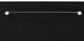 Paravan de balcon, negru, 100 x 240 cm, tesatura oxford Negru, 100 x 240 cm