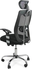 Scaun ergonomic OFF 988 negru, tetieră și suport lombar reglabil