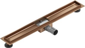 Mexen Flat corp pentru scurgere liniară 70 cm, cupru periat - 1C15070