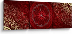 Tablou - Mandale aurii (cu ceas) (90x30 cm)