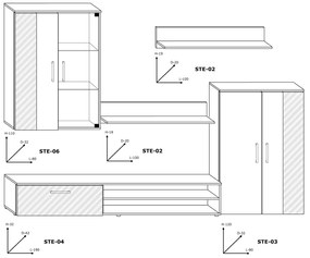 Mobilier living Sybil 7. 746167