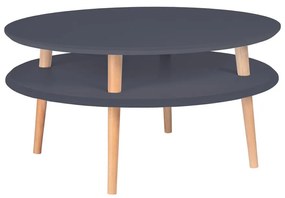 Măsuță de cafea Ragaba UFO Ø 70 cm, gri grafit