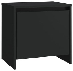 809865 vidaXL Noptieră, negru, 45x34x44,5 cm, PAL
