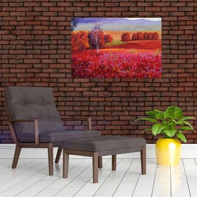 Tablou - Peisaj roșu (90x60 cm)