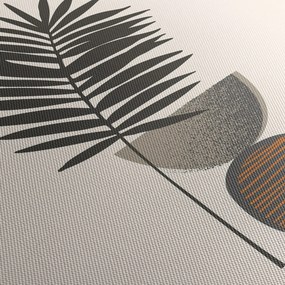 Tablou - Abstracție cu frunze de palmier (90x60 cm)