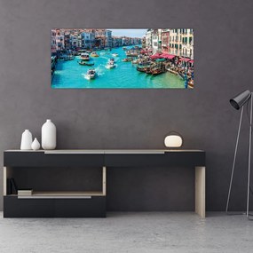 Tablou - Canalul Grande, Veneția, Italia (120x50 cm)