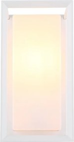 Aplica de perete exterior IP44 LOGANA alba