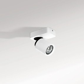 Aplica de perete/tavan cu spot stil modern minimalist Tomi 1 alba