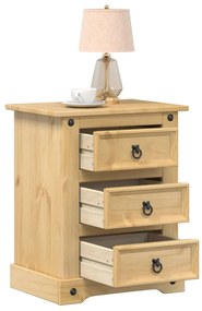 vidaXL Noptieră Corona, 53x39x66 cm, lemn masiv de pin