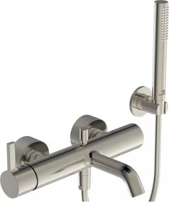 Baterie cada - dus Ideal Standard Atelier Joy argintiu Silver Storm cu set de dus