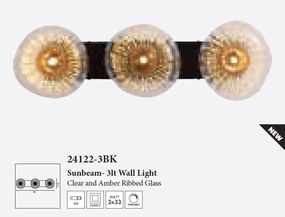 Aplica sticla transparenta si chihlimbar Sunbeam 3L