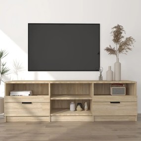 811460 vidaXL Comodă TV, stejar sonoma, 150x33,5x45 cm, lemn prelucrat