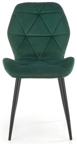 Scaun de bucaterie Pelor, verde/negru