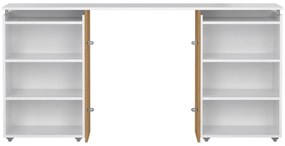 Tăblie de pat albă 165x80 cm Naia – Tvilum