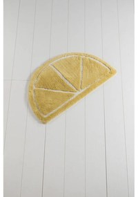 Covoraș de baie galben 100x60 cm Limon – Foutastic