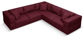 Colțar burgundy (cu colț variabil) Esther – Milo Casa