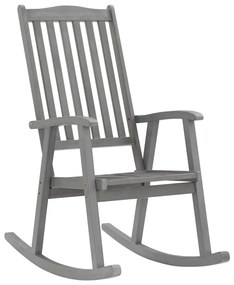 3064217 vidaXL Balansoar cu perne, gri, lemn masiv de acacia