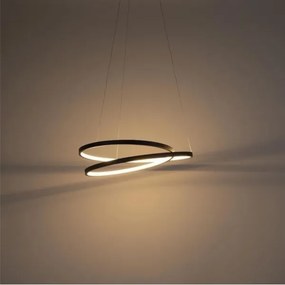Lustră LED dimabilă pe cablu ROMAN LED/30W/230V neagră Paul Neuhaus 2472-18